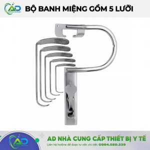 Davis Boyle Mouth Gag with 5 blades( bộ banh miệng gồm 5 lưỡi)